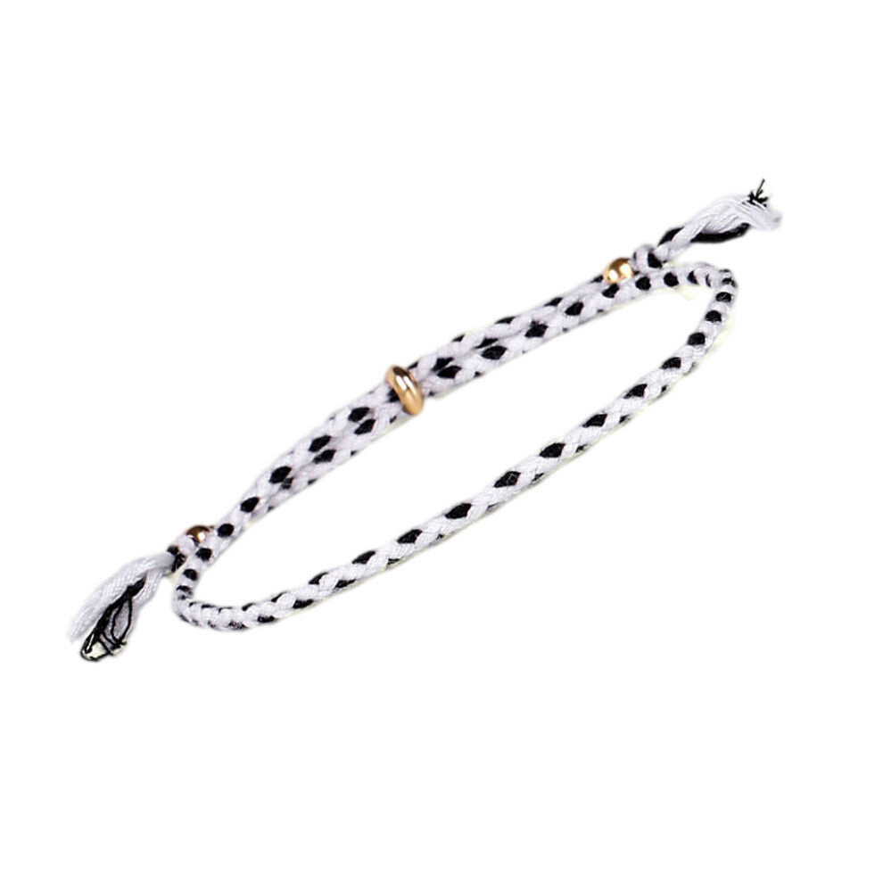 (Type 22) Braided Bracelet Wristband Jewelry Accessories Adjustable Thread