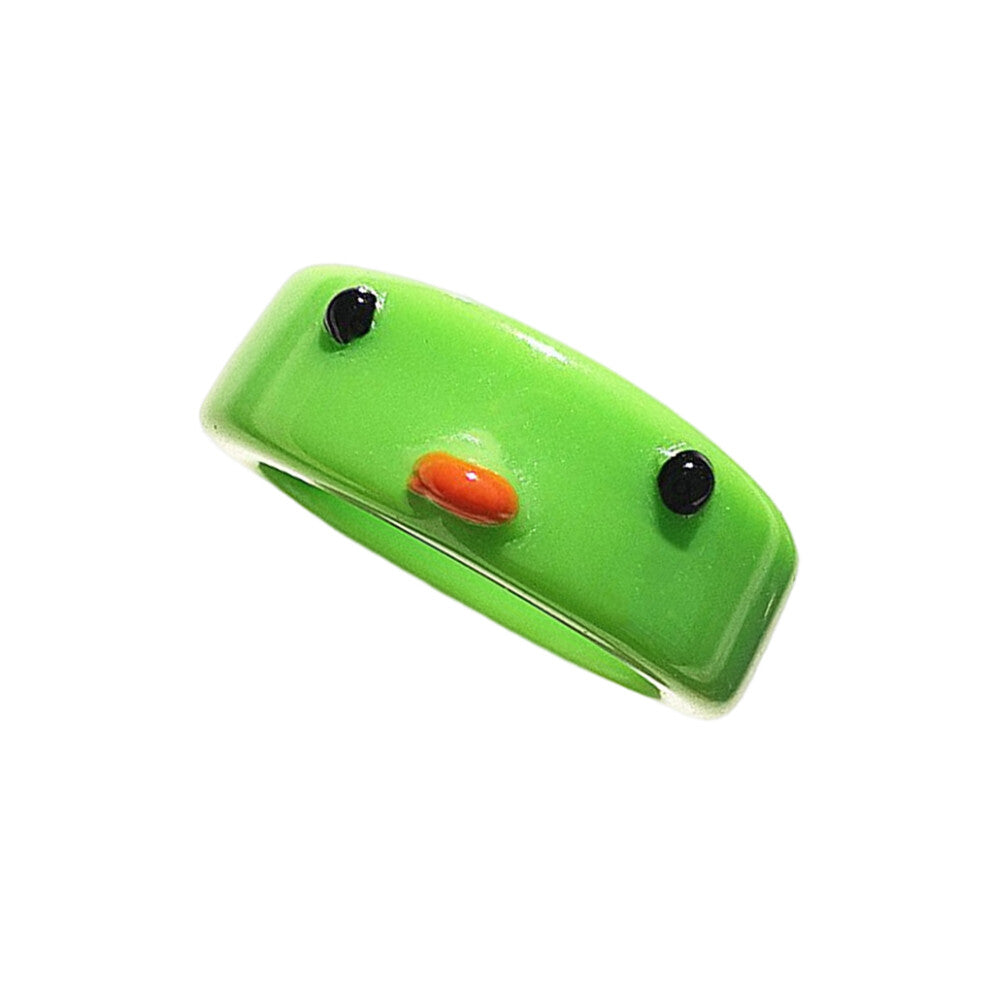 (Green) Ladies Ring Fashion Cartoon Festival Birthday Wedding Engagement