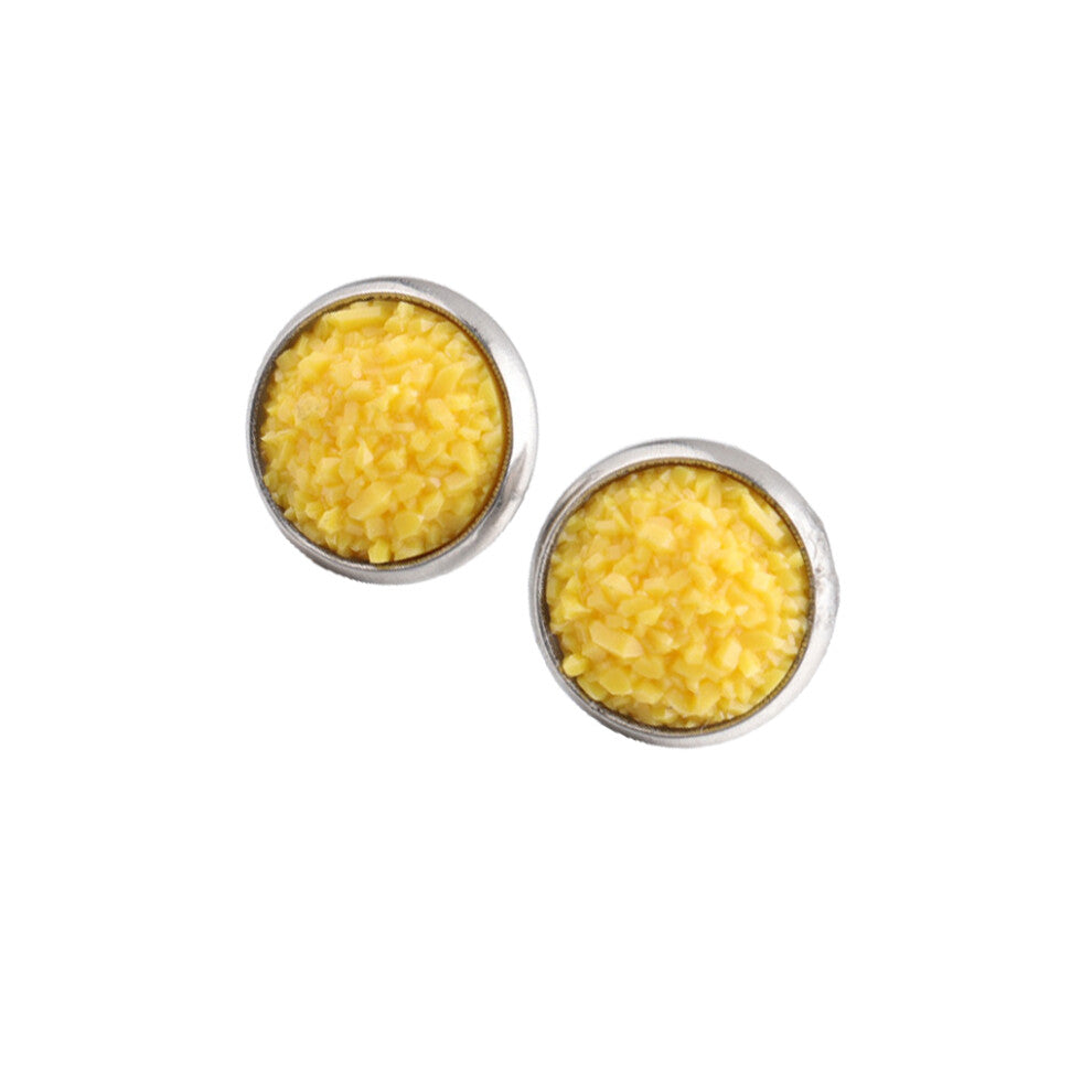 (Type 17) 1 Pair Female Stainless Steel Ear Stud Earrings Girlfriends Gifts