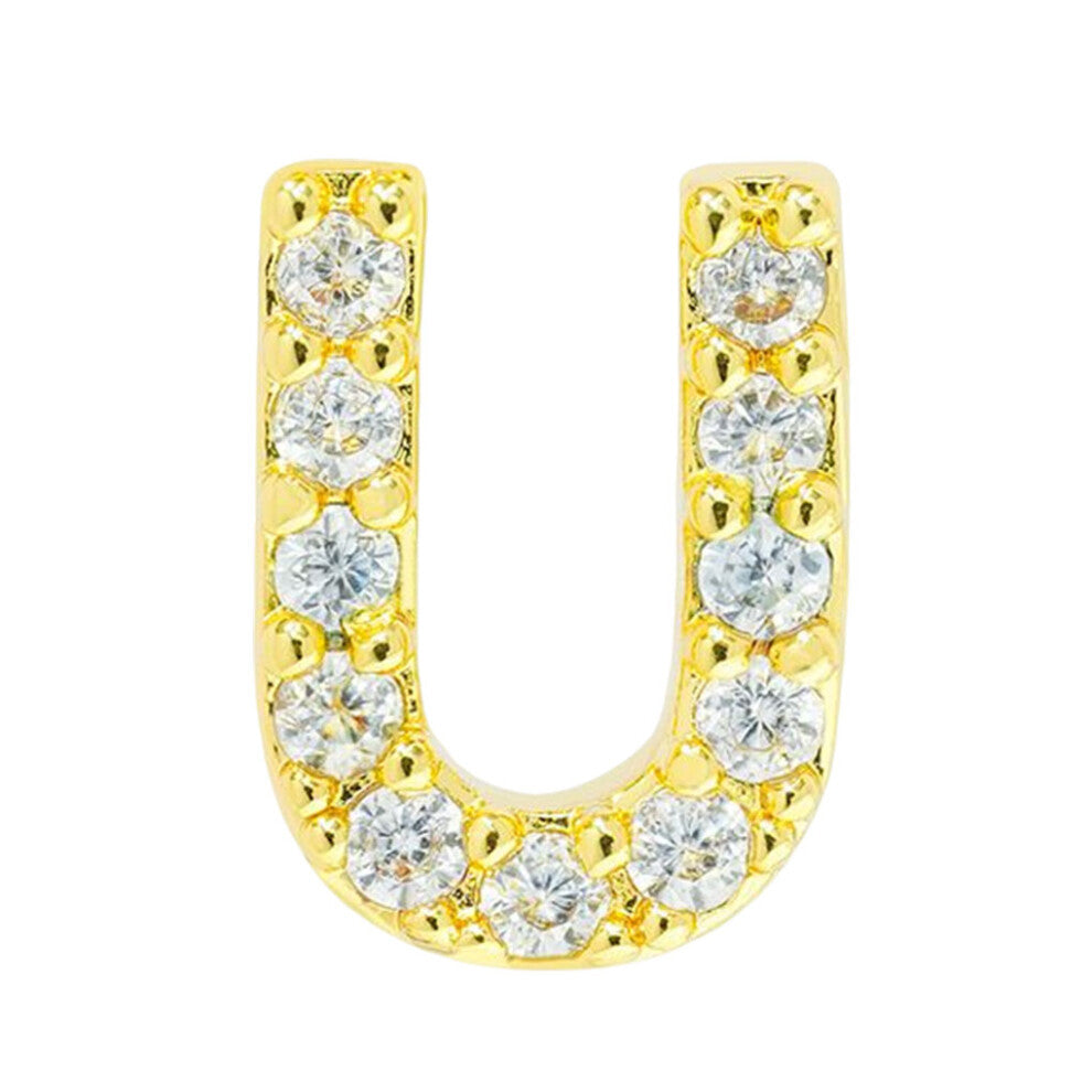 (U) Letter Earring Hiking Traveling Stud Earrings Ear Decor Jewellery