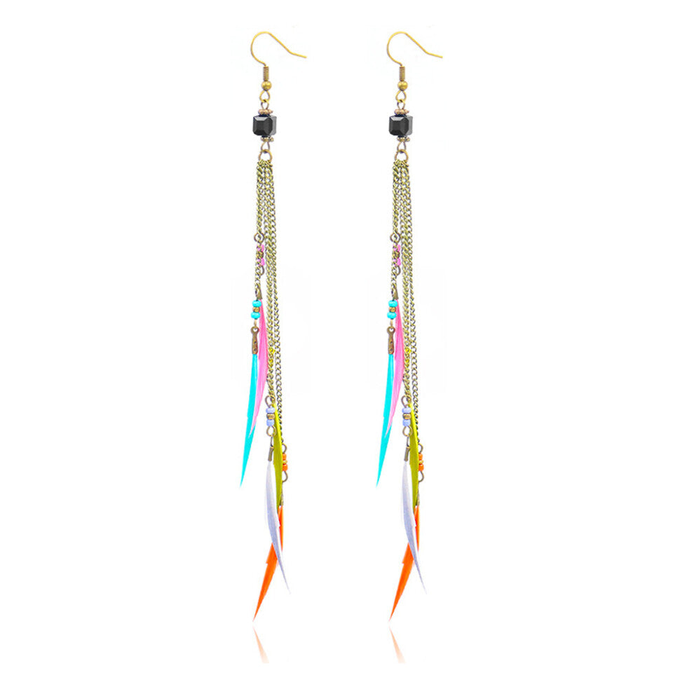 2PCS Earrings s Tassel Eardrop Earring Party Gift Birthday