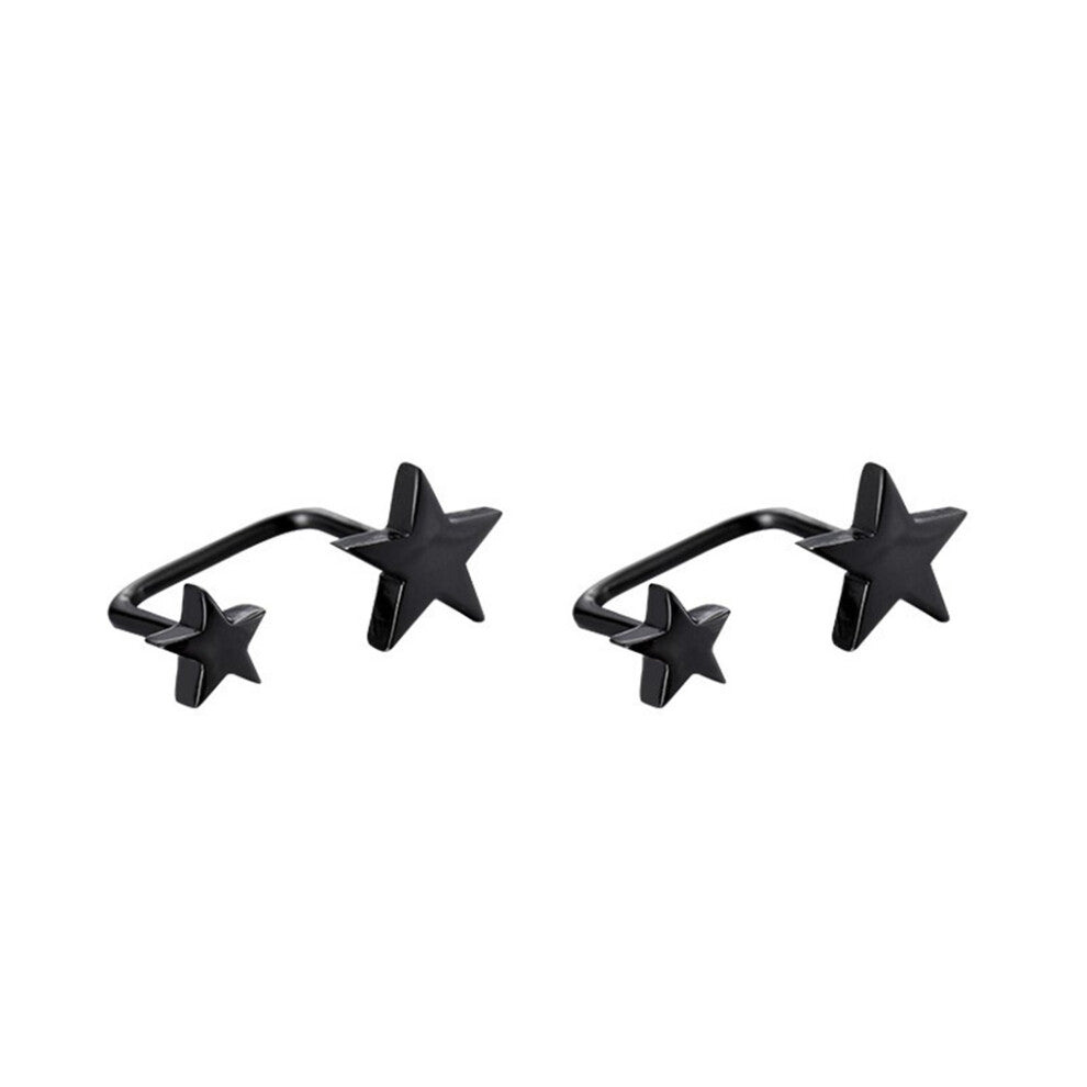 1 Pair Women Earrings Star Earring Decor Lady Jewelry for Dating