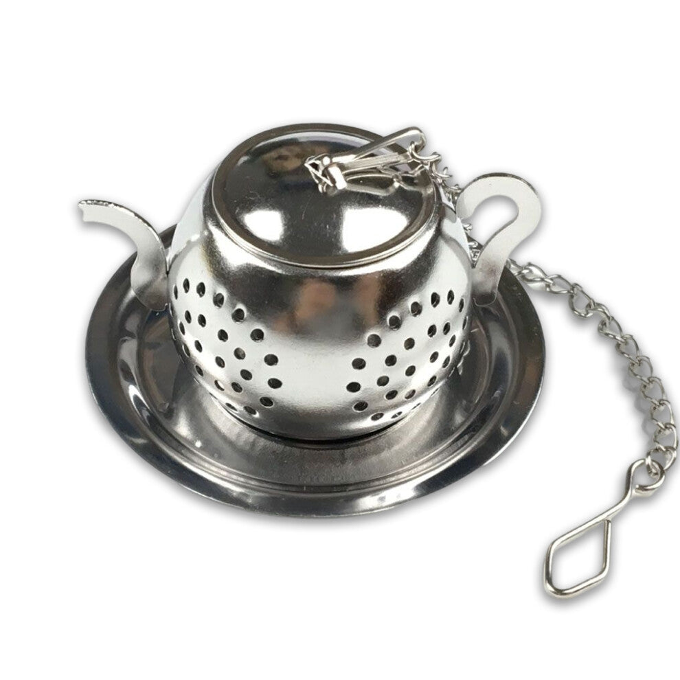 Teapot Shape Tea Infuser Coffee Strainer Drinking Filter Restaurant