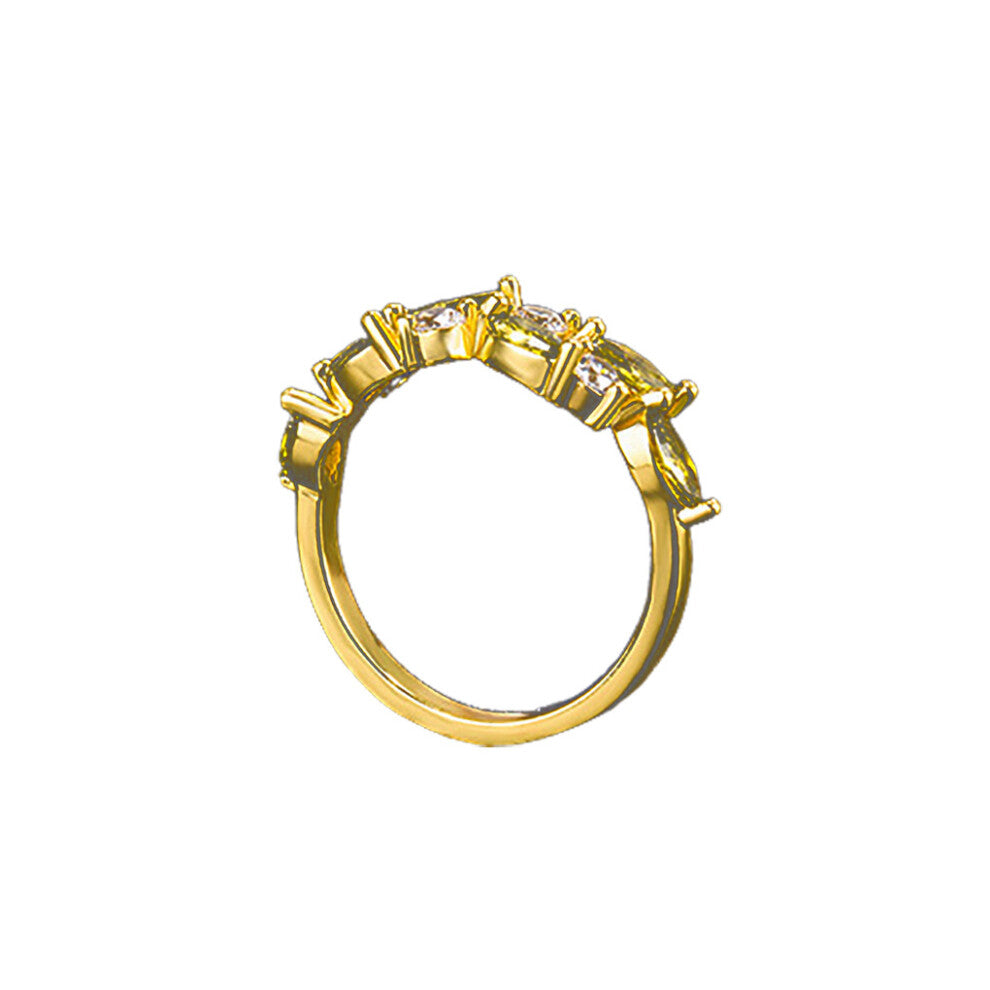 (Size 9) Women Crystal Ring Knuckle Engagement Fashion Jewelry Personalized