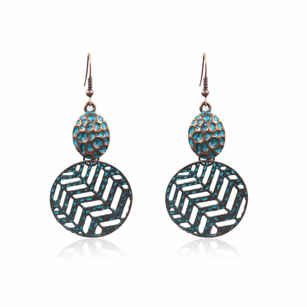 (Type 2) 2pcs Geometric Earrings Fashion Accessory Women Earring Festival Gift