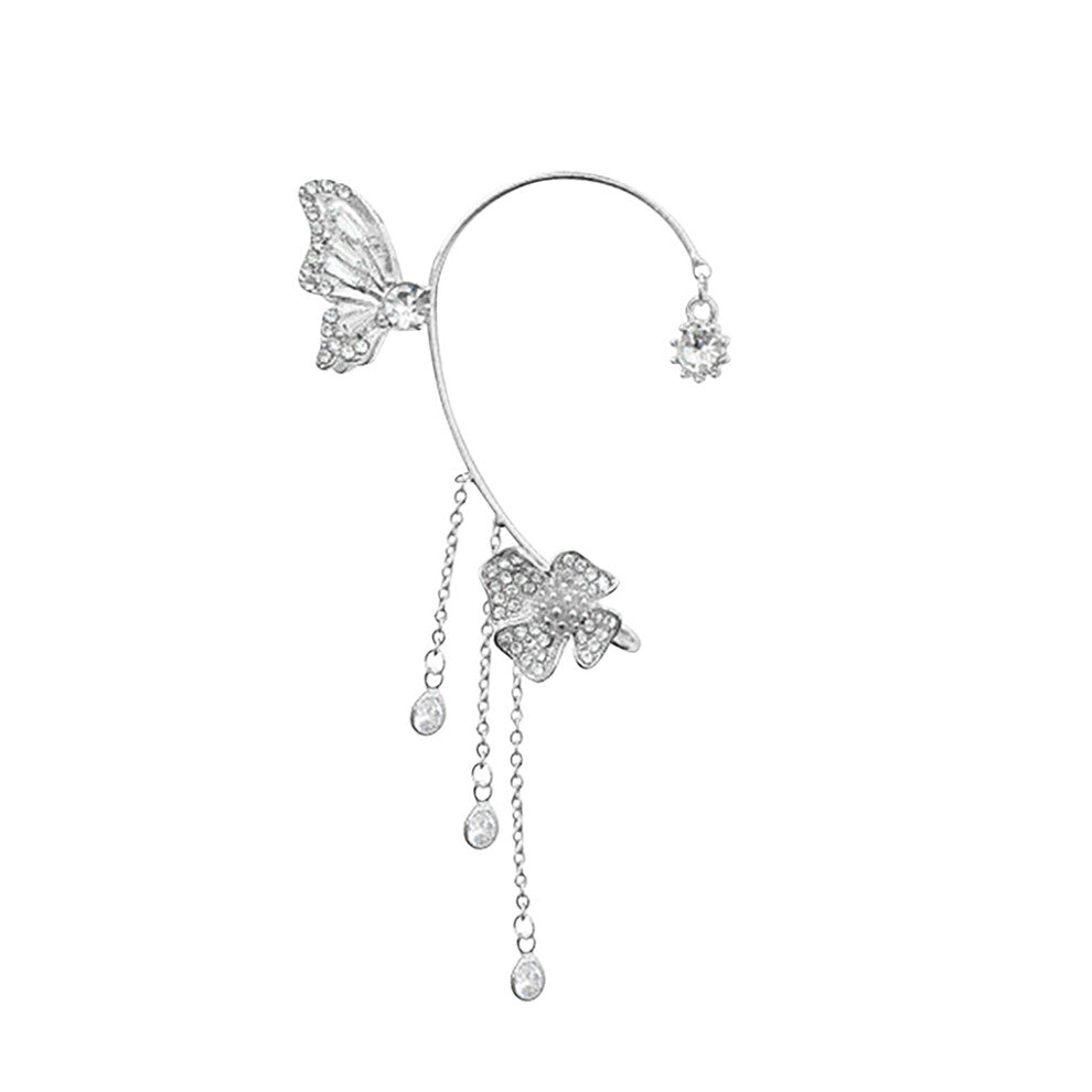 (Right) Vintage Insect Earrings Ceremony Banquet Zircon Earring Jewelry Gift