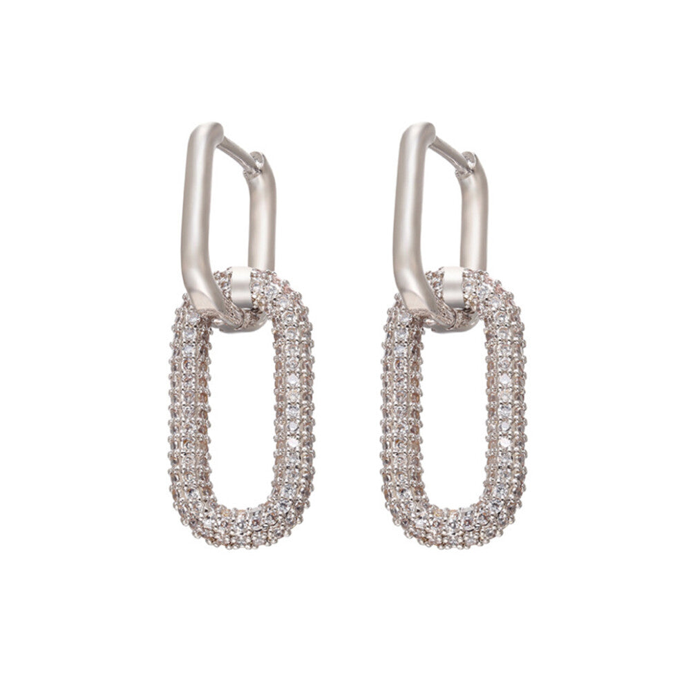 (Type 4) 1 Pair Woman Earrings Rhinestone Earring Fashionable Jewelry Jewelries