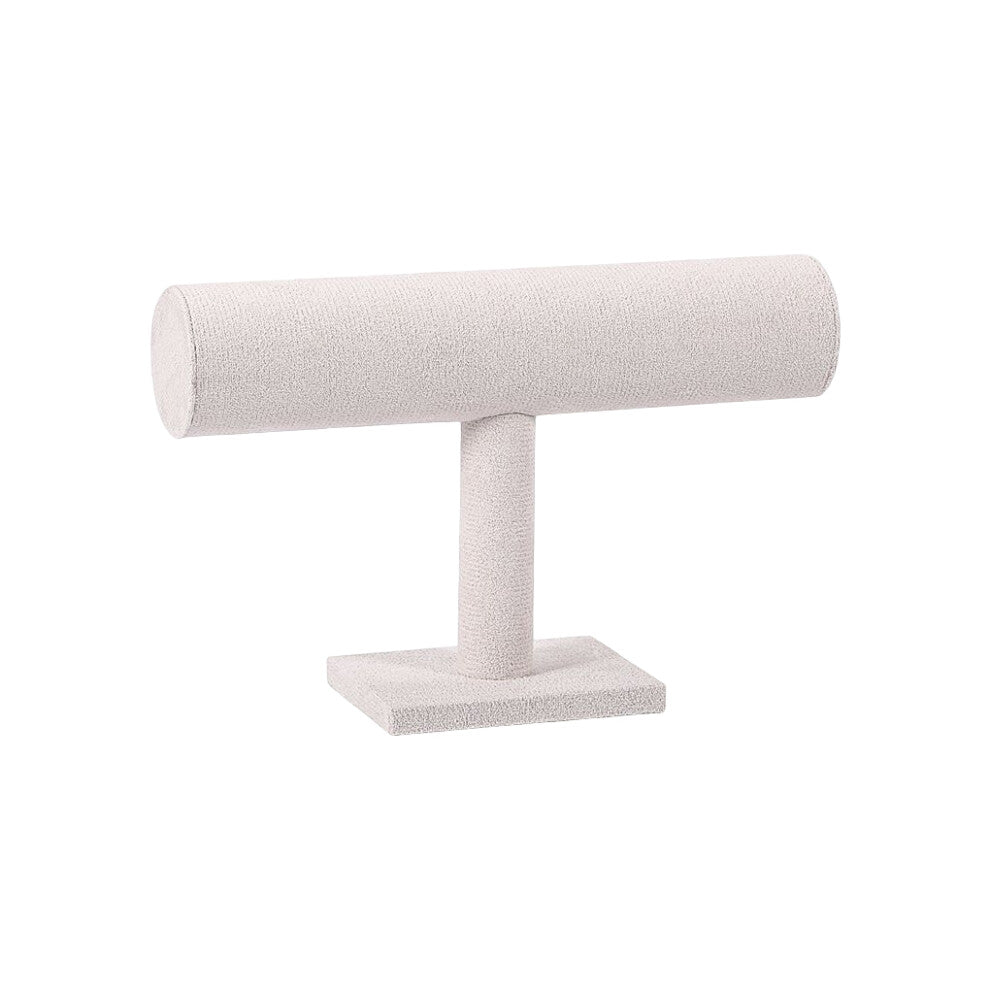 (Beige Lint) Rack Bracelet Display Stand Multifunctional Makeup Holders Showcase