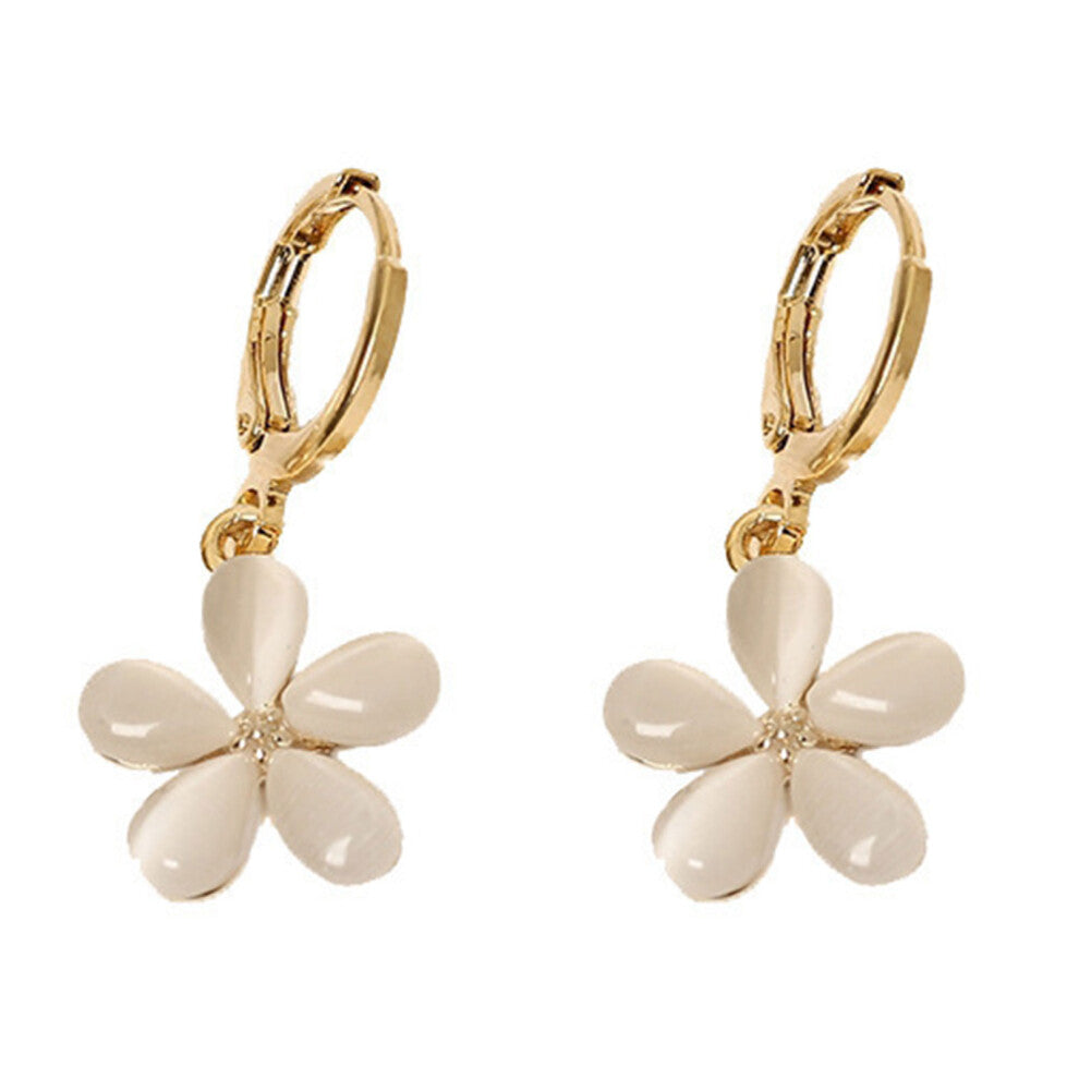 Womens Earrings Camellia Earrings Are Fashionable Luxurious Niche And