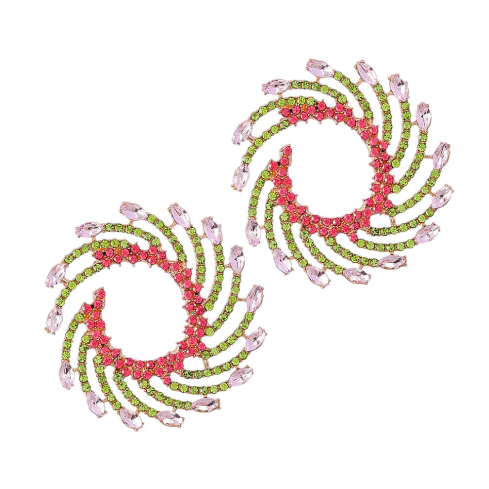 (Pink) 1 Pair Earrings Pendant*Ear Studs Jewelry Personalized Gift