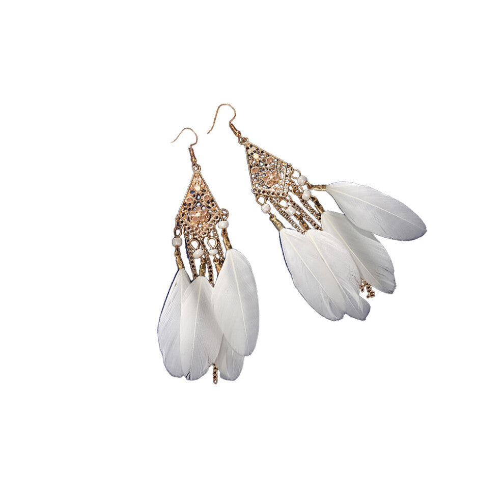 (white) Creative s Earrings Exquisite Personality Ear Studs for Women Jewelry