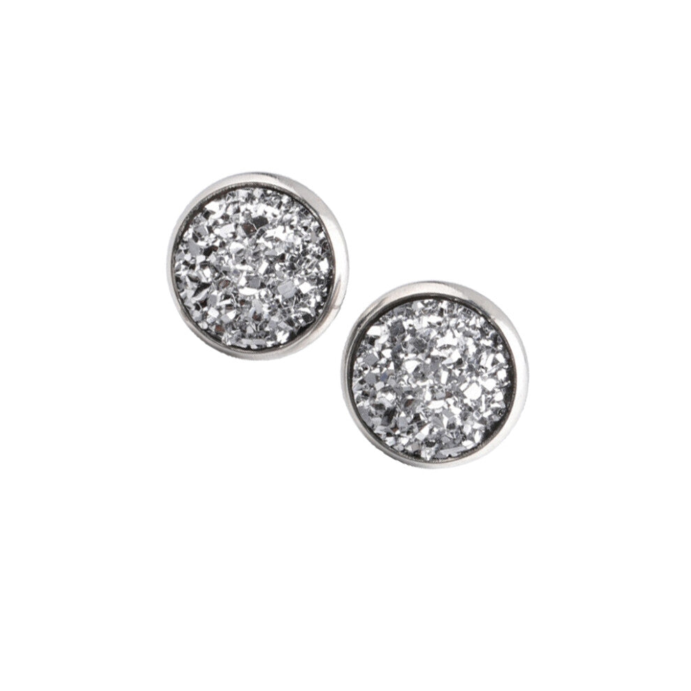 (Type 18) 1 Pair Female Stainless Steel Ear Stud Earrings Gift Jewellery