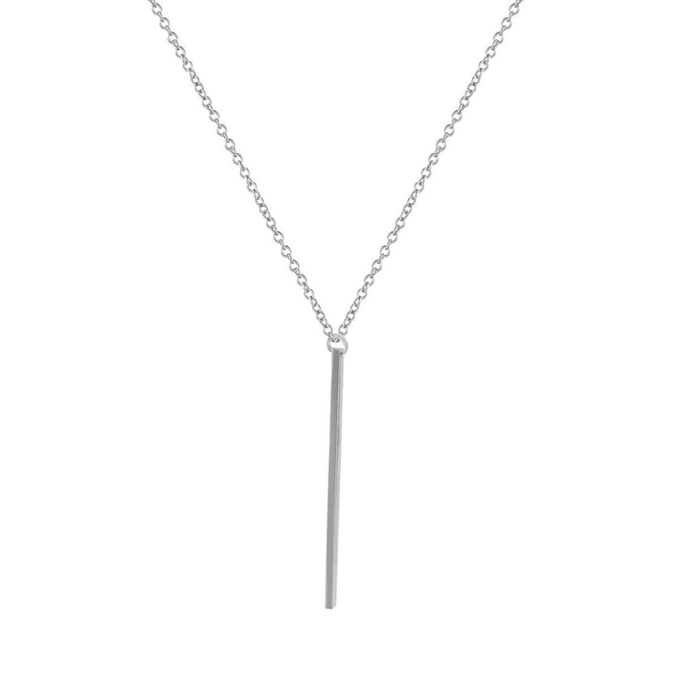 (Silver) Chain Necklace Wear-resistant Aesthetic Jewelry Choker Chokers for