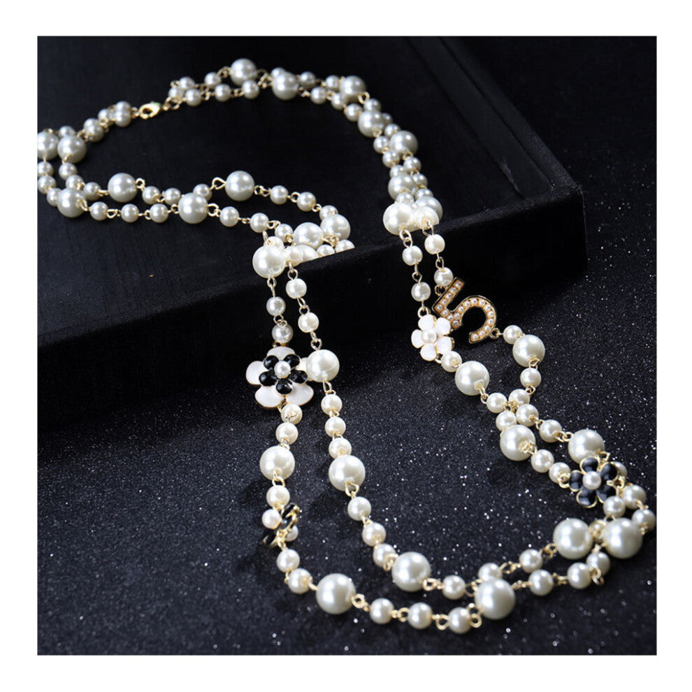 (White) Women Pendants Necklaces Decoration Fashionable Chain Jewellery