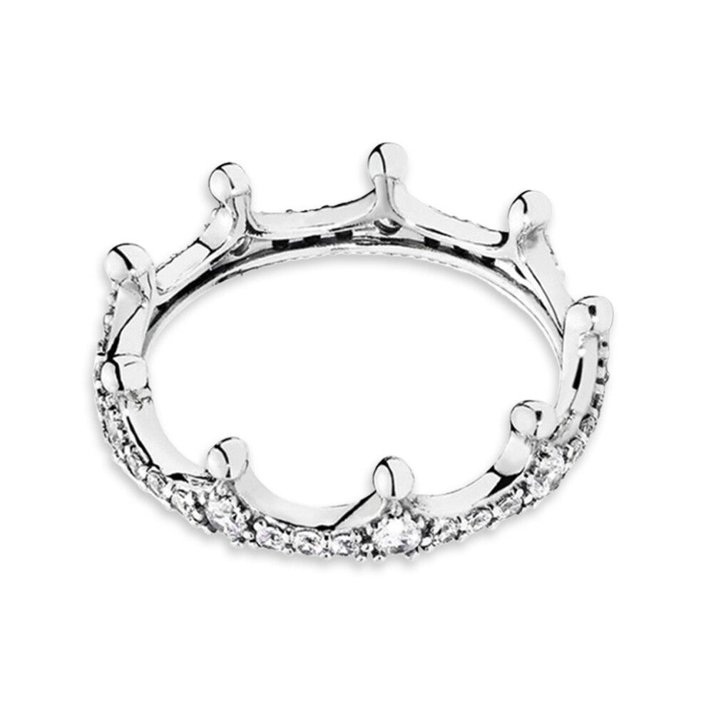 (Silver) Alloy Rhinestone Ring Hand Knuckle Jewelry Accessories Personalized
