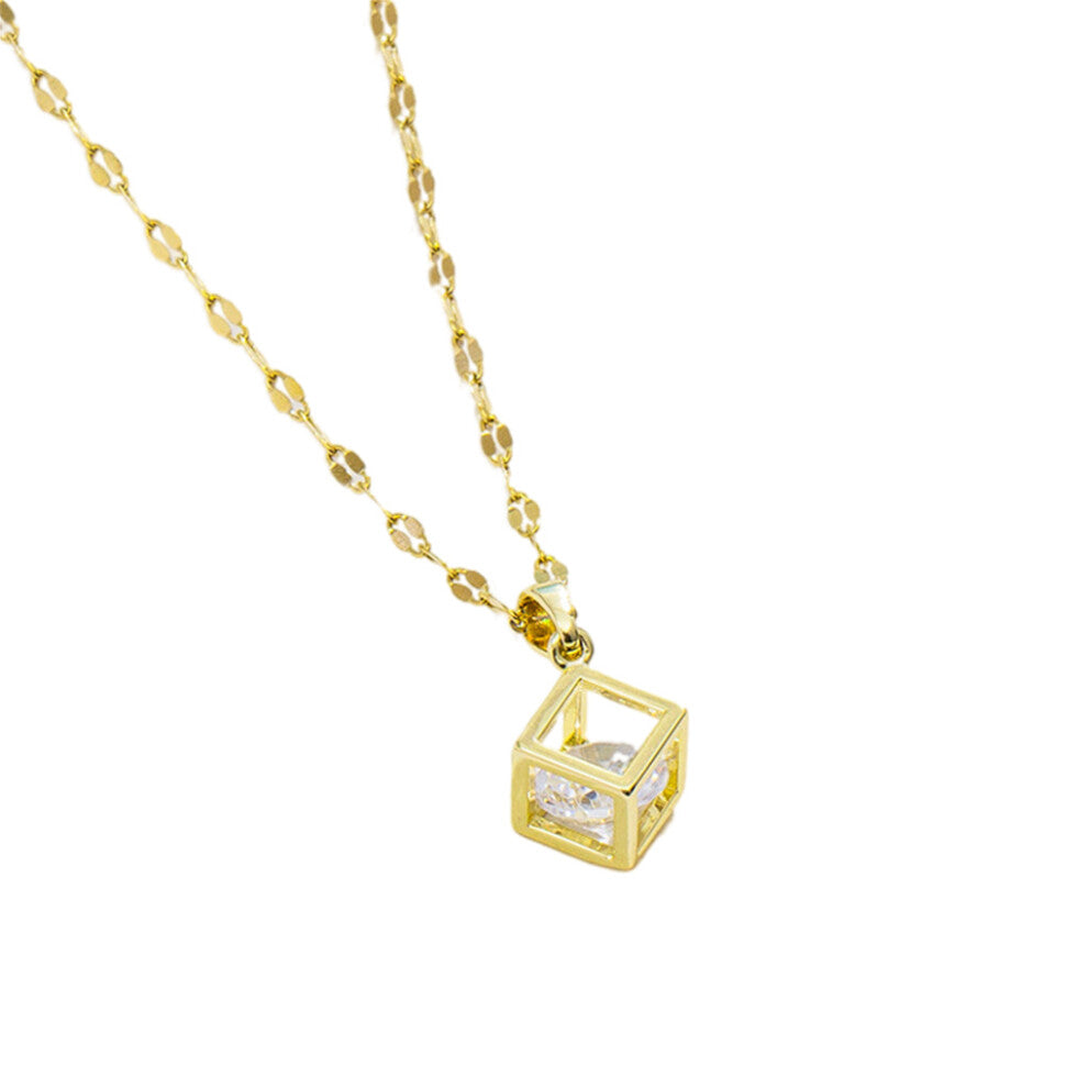 (Type 2 Gold) Pendant Necklace Collar Choker Jewelry Personalized Present