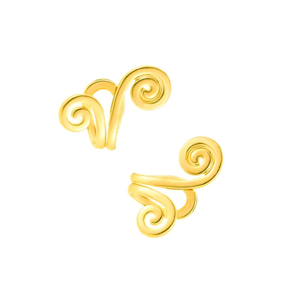 (Golden) Women Clip Earrings Jewelry Gift Non-piercing Earring Fashion Decor