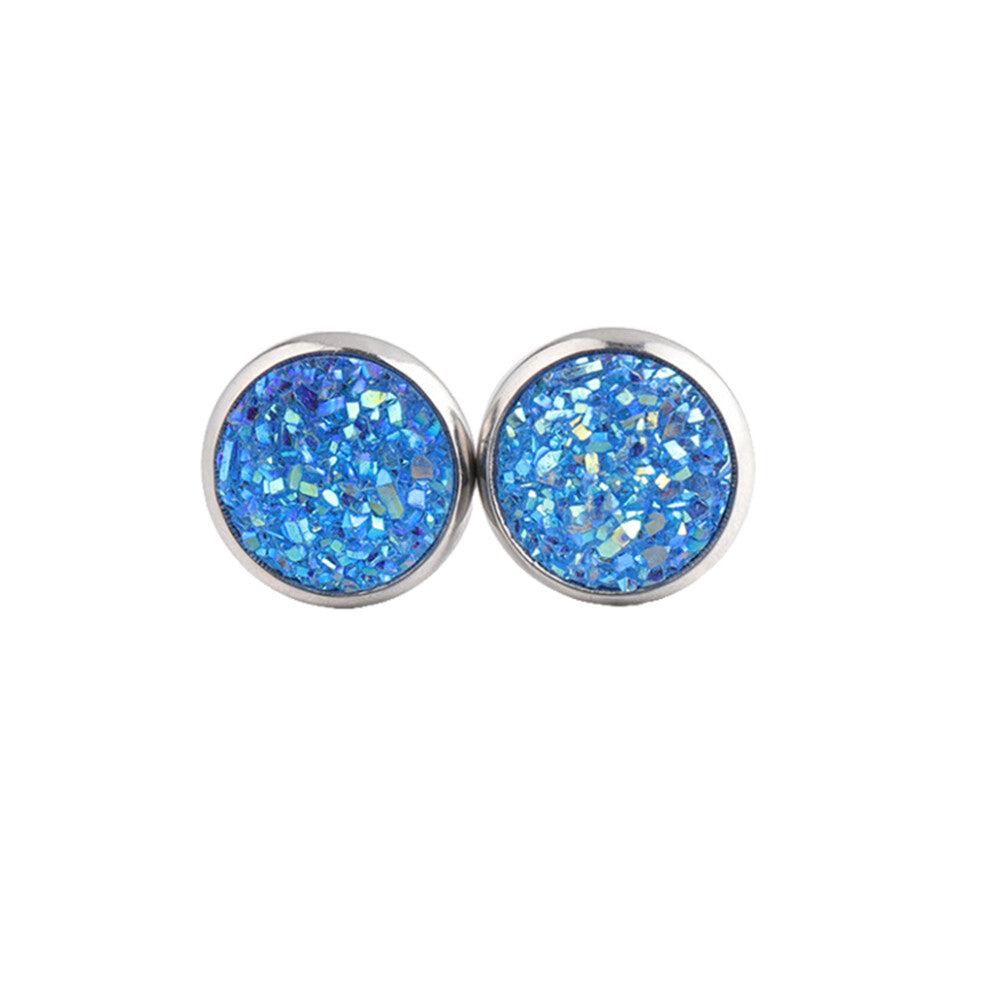 (Type 7) 1 Pair Female Ear Stud Earrings Girlfriends Wife Gift Jewellery