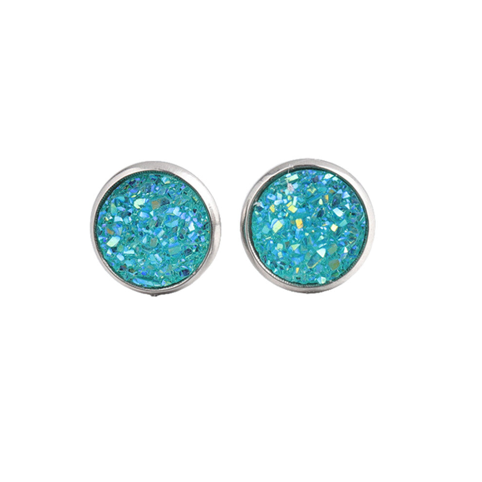 (Type 15) 1 Pair Female Ear Stud Earrings Girlfriends Wife Gift Jewellery