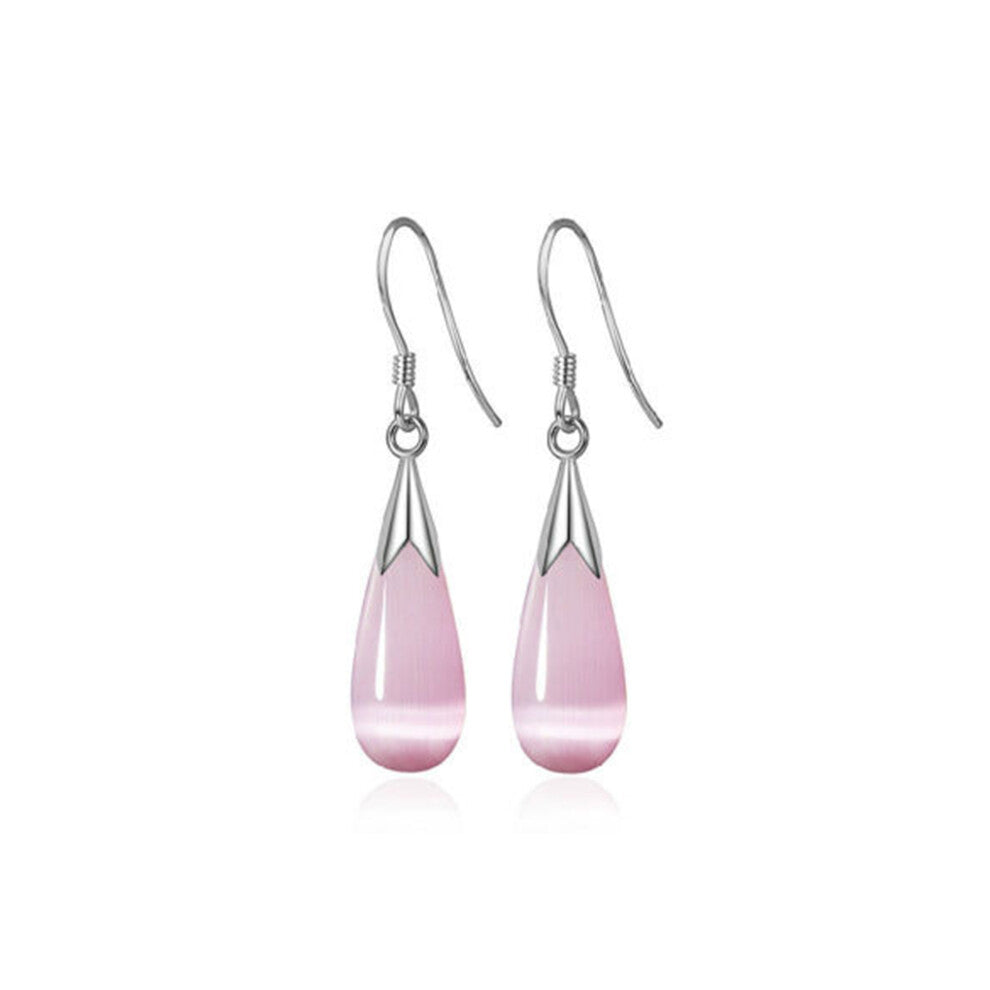 (403 Pink) 2Pcs Earrings Hanging Jewelry Fashionable Ears Accessory Decoration
