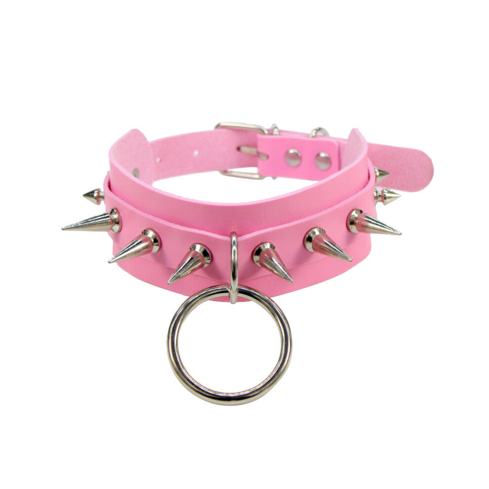 Metal Pendant Choker Collar O-ring Wear-resistant Durable Necklaces