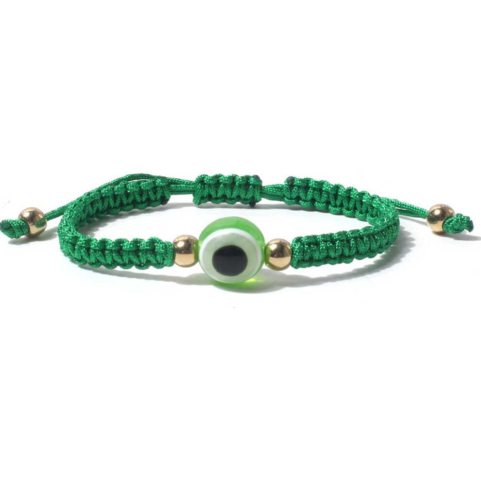 (Green) Men Bracelet Wrist Strap Jewelry Handmade Handicraft Dressing