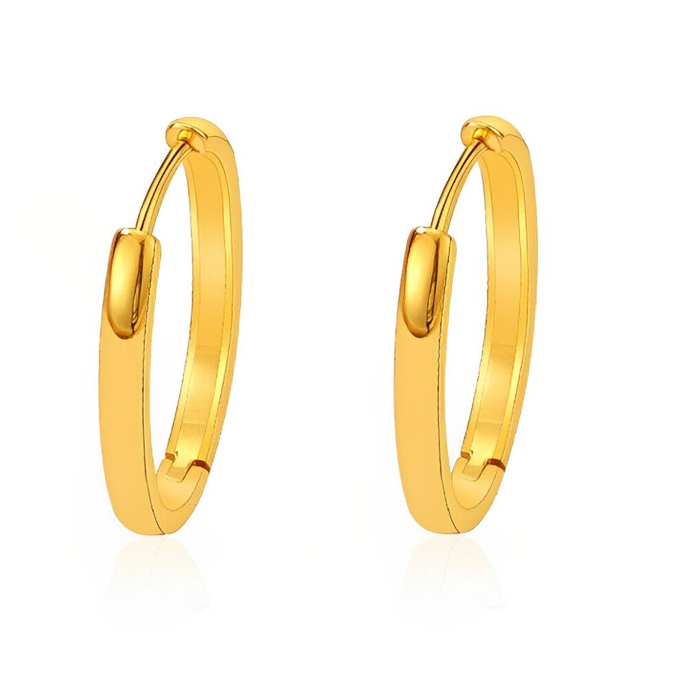 (Gold, Oval) 1 Pair Girl Earring Vintage Silver Earrings Festival Jewelry Party