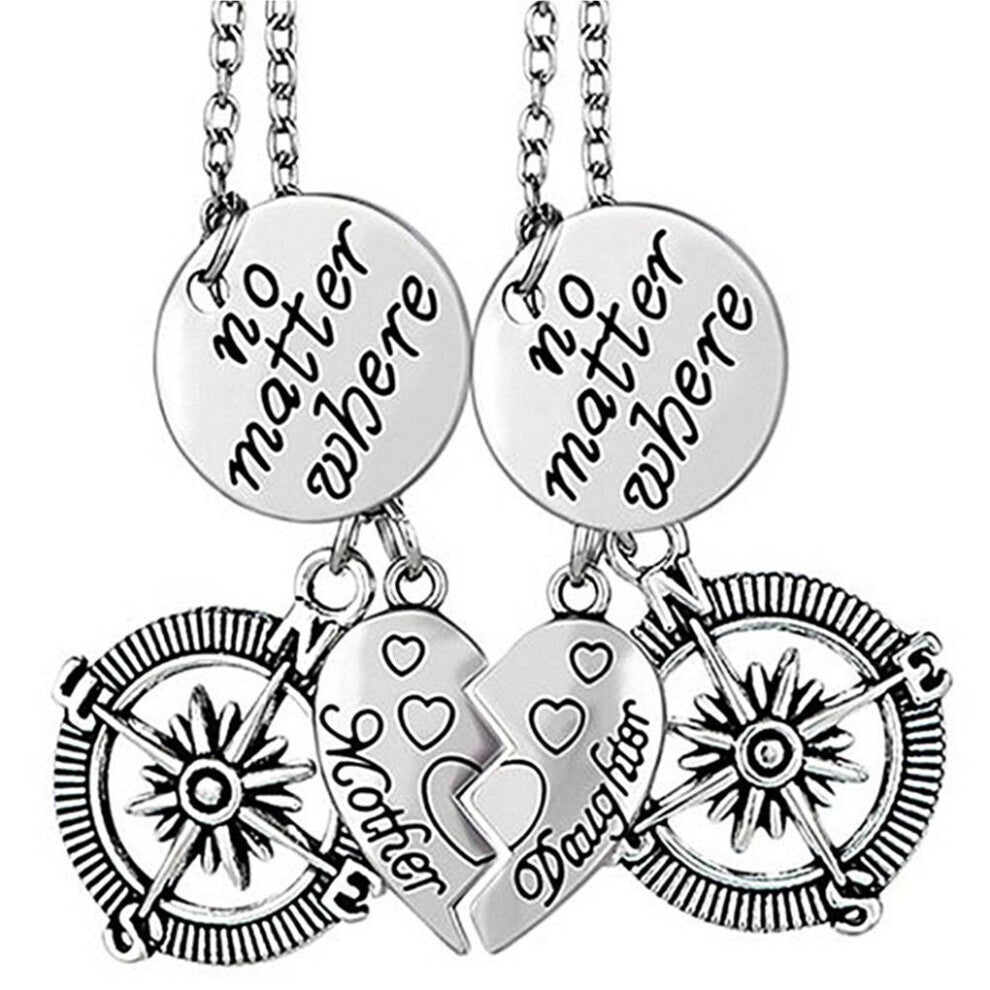 Pendant Necklace Mother Christmas Chain Alloy Fashionable Choker