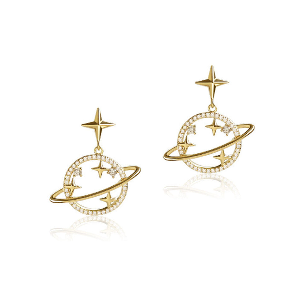 1 Pair Women Earrings Pendant Ear Studs Engagement Jewelry