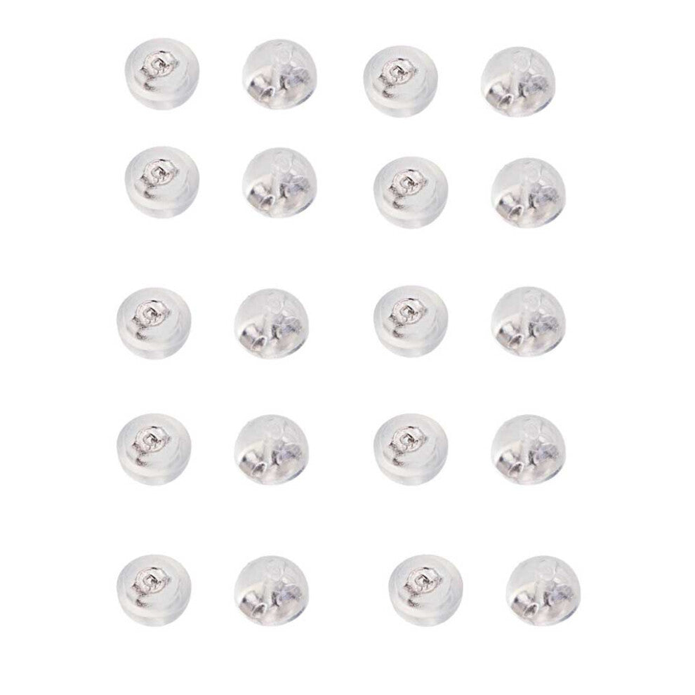 10 Pieces Earring Backs Jewelry Making Ear Studs Stopper Earstud Cap