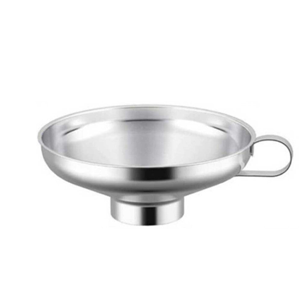 (L) Wide-Mouth Canning Funnel Salad Filter Household Large-calibers
