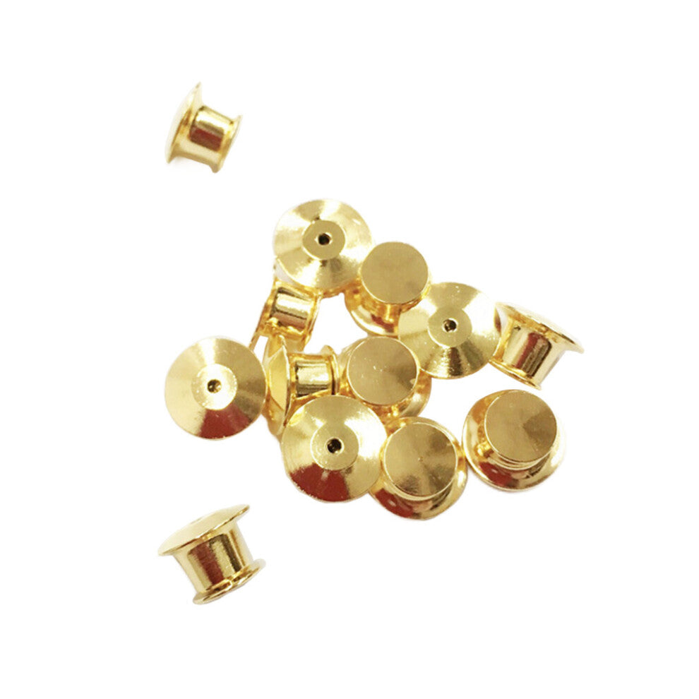 50 Pieces Safety Brooch Lock Accessories Back Flat Fastener Locking