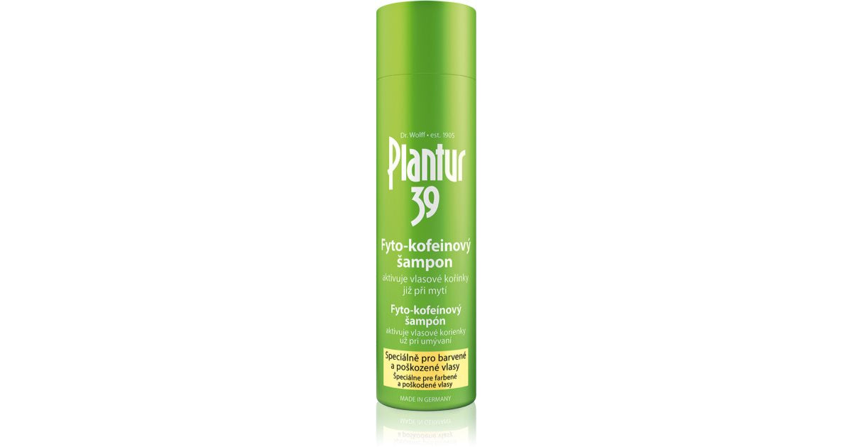 Plantur 39 Phyto Champú con cafeína (cabello teñido y dañado) - 250ml