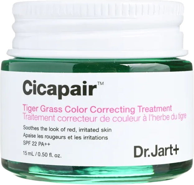 Dr. jart+ Cicapair SPF 22 Krem przeciw zaczerwienieniom (Tiger Grass Color Corrective Treatment) - Pojemność: 15 ml