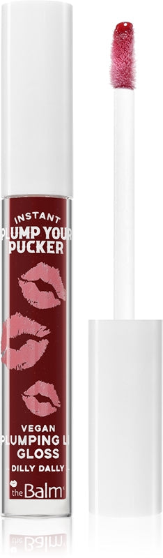 theBalm Plump Your Pucker Volumengebender Lipgloss, Farbe Dilly Dally, 2,7 ml