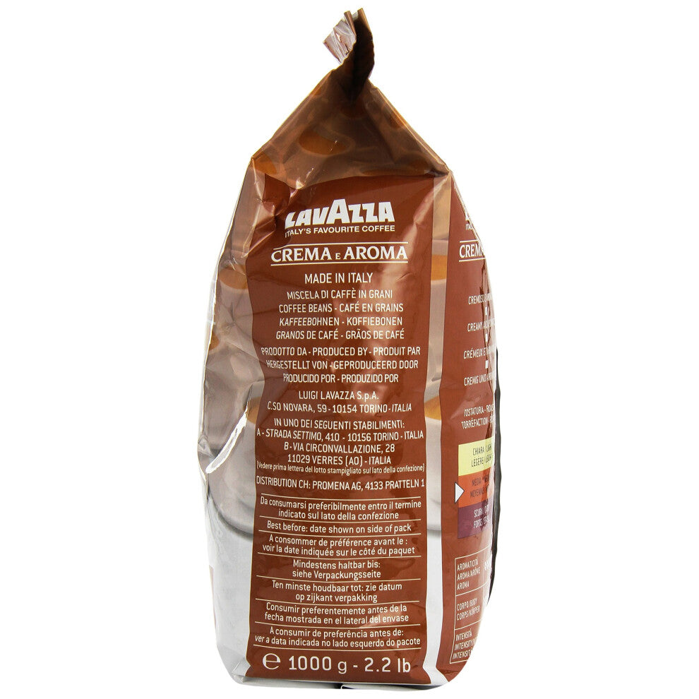 Lavazza Mittlere Röstung Cream and Aroma Coffee, 1 kg
