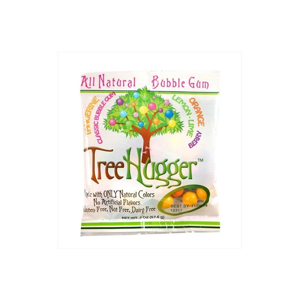 Tree Hugger 8-56293-00324-8 All Natural Bubble Gum 2 oz Bag Citrus Berry, 12 pack
