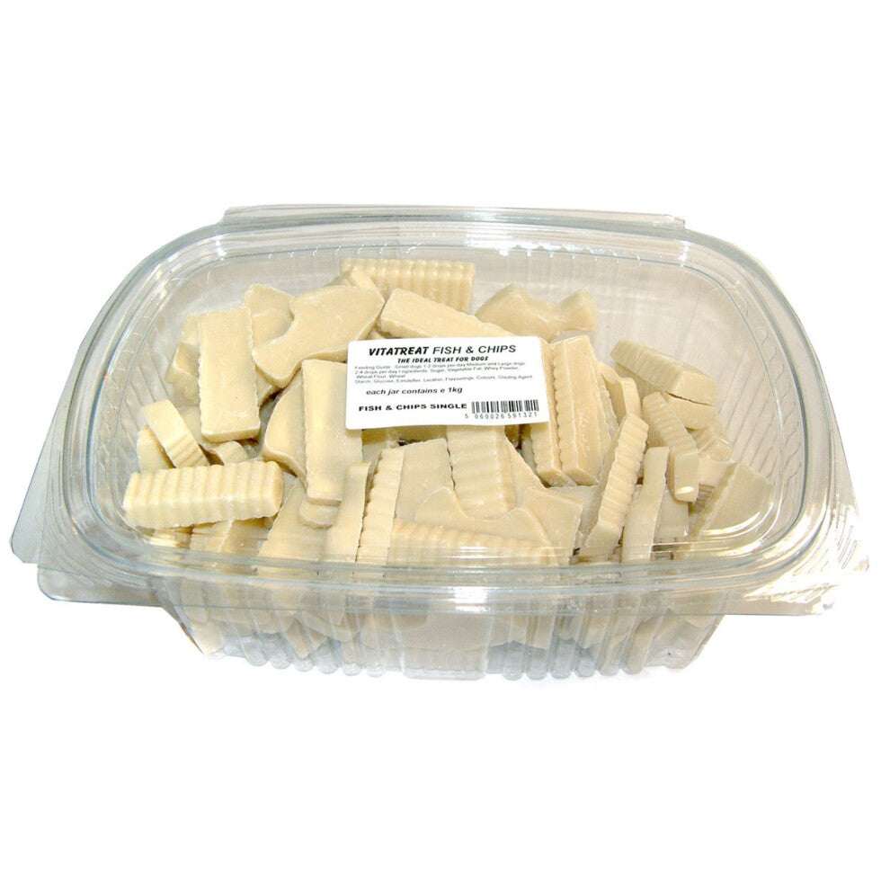 Monster Chocs Fish & Chips Milk 1kg (Pack of 100)