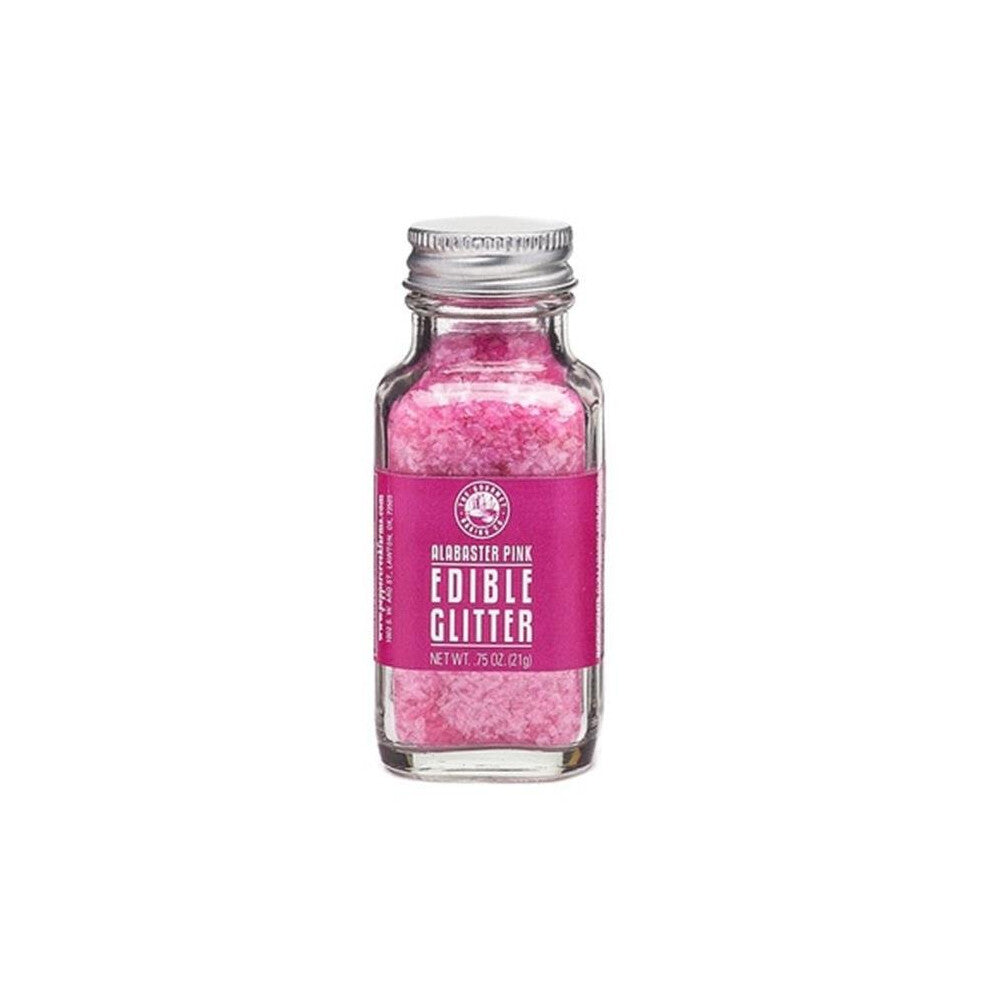 Pepper Creek Farms 400B Alabaster Pink Edible Glitter - Pack of 6