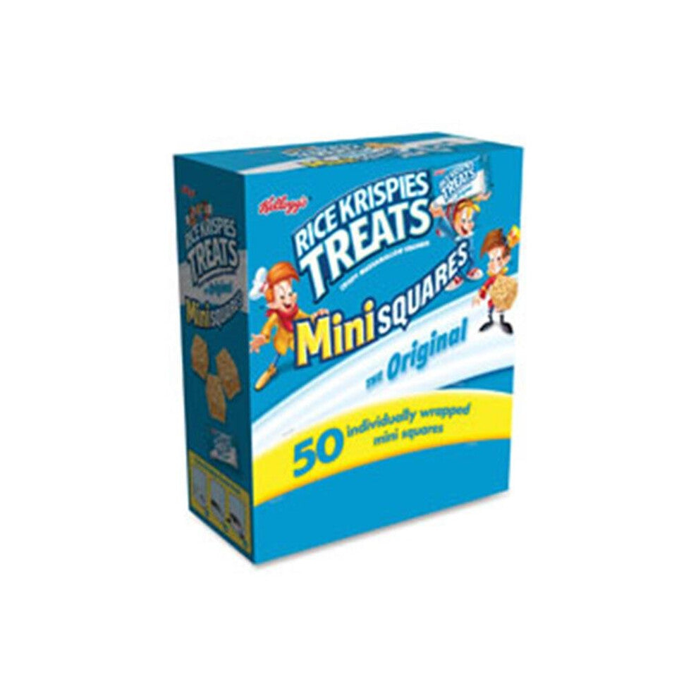 Keebler KEB12346 Rice Krispies Treats Original Mini Squares, 50 Per Box
