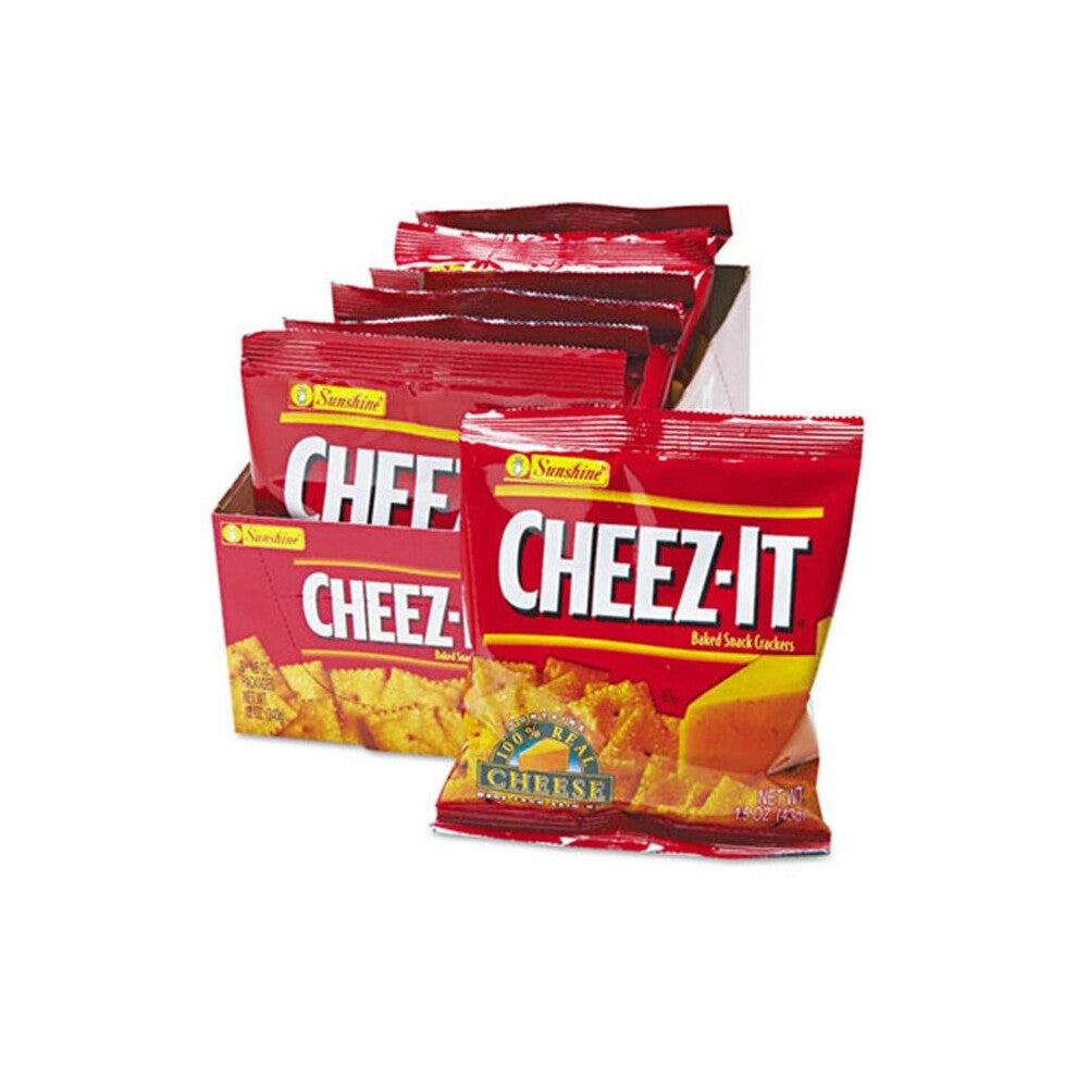 Keebler 12233 Cheez-It Crackers  1.5oz Single-Serving Snack Pack  8 Packs-Box