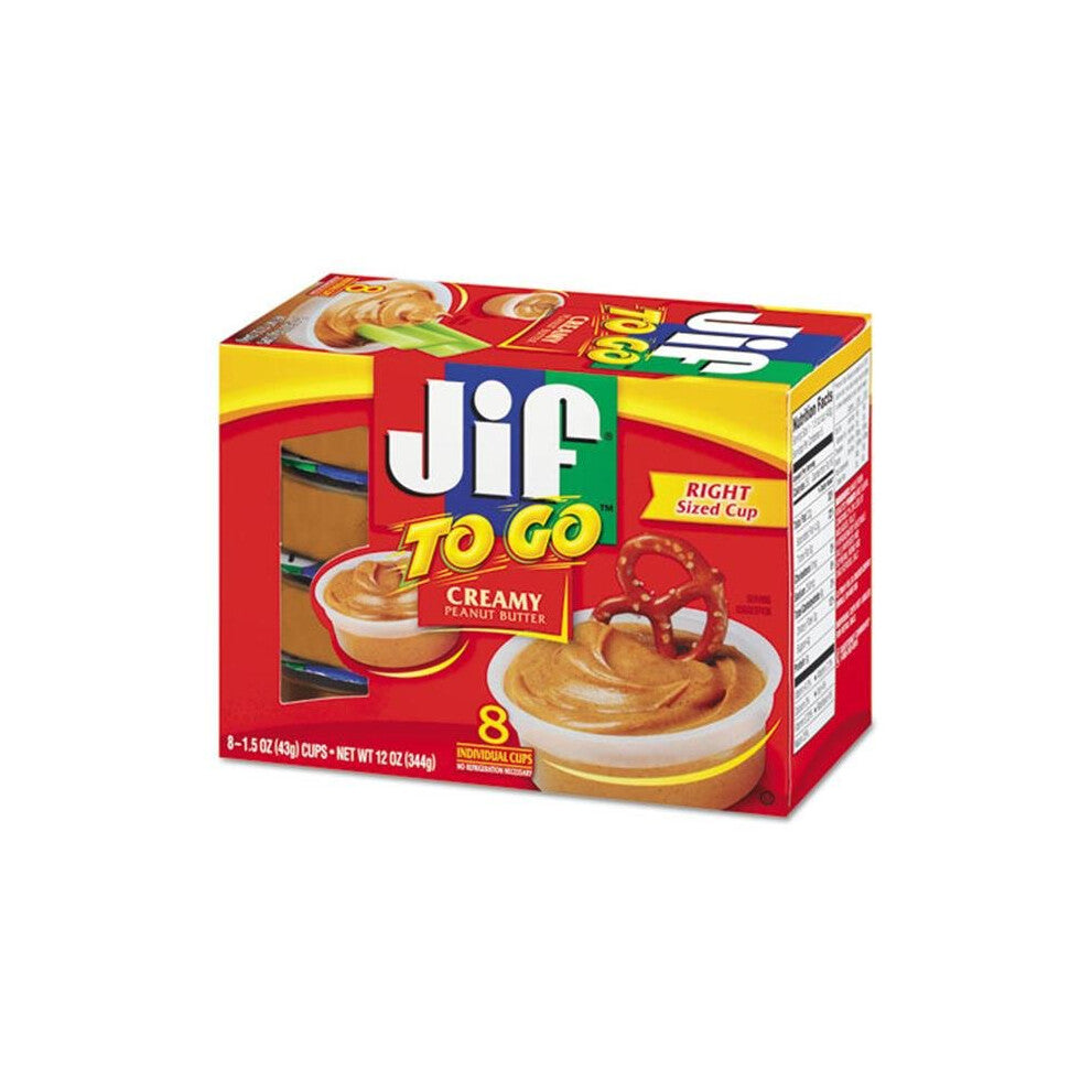 SmuckerS 24136 Spreads, Creamy Peanut Butter - 1.5 oz. Cup