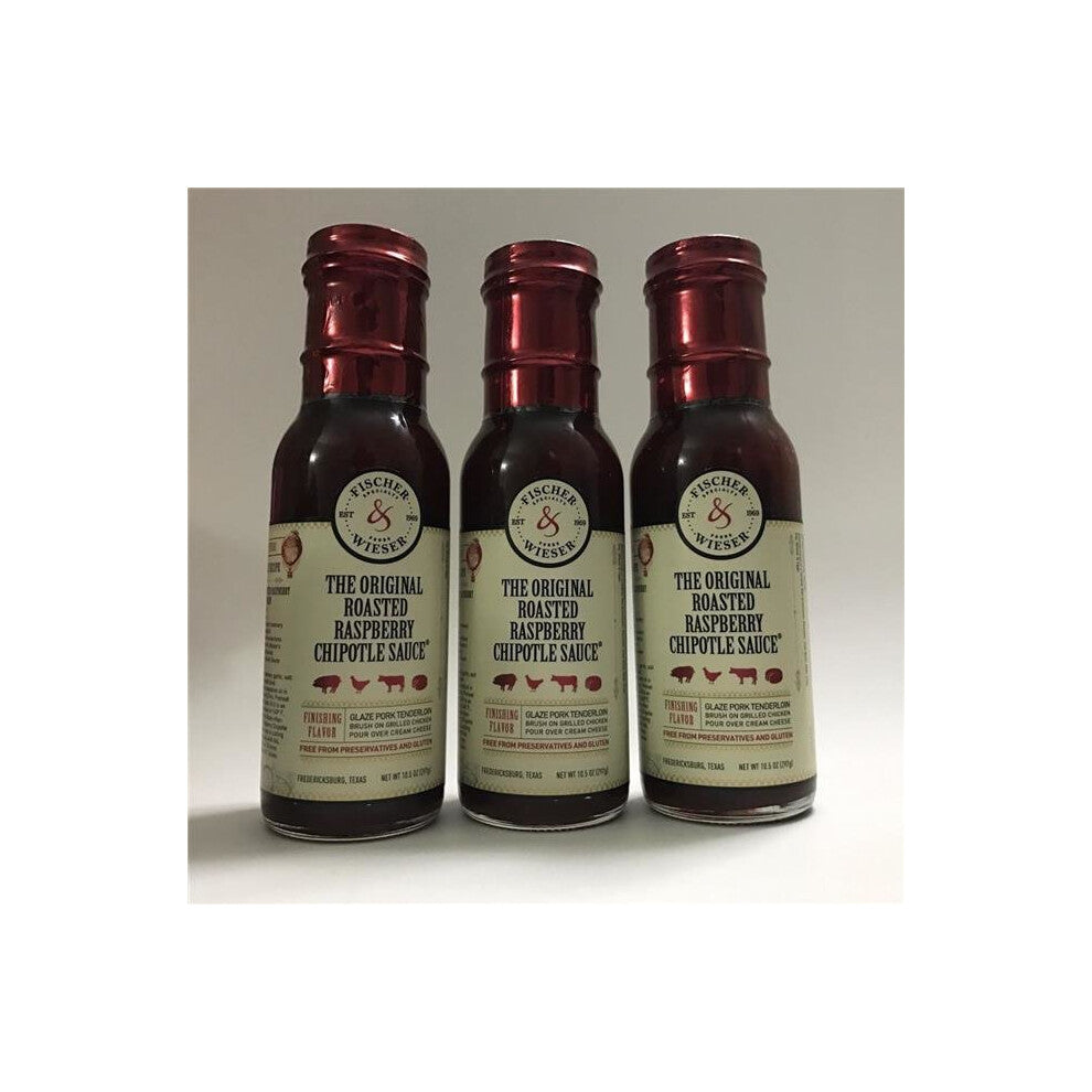 Fischer & Wieser 255816 10.5 oz Roasted Raspberry Chipotle Sauce, Pack of 6