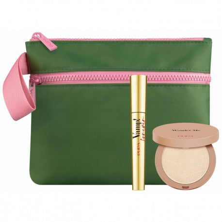 Pupa Kit Vamp! clutch bag Forever + Wonder Me Glow Mascara