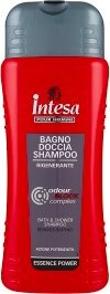 Intesa Essence Power Odor Blocking Complex Regenerating Shower Gel Shampoo for Men 500 Ml