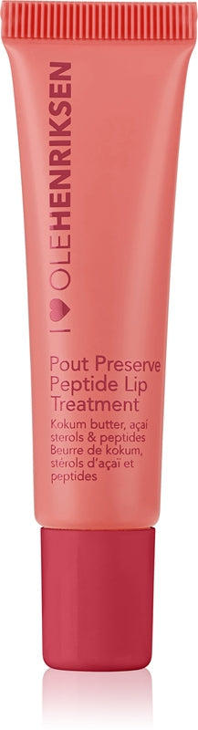 OLEHENRIKSEN Pout Preserve – Feuchtigkeitsspendender Lipgloss mit Peptiden, Farbe Erdbeersorbet, 12 ml