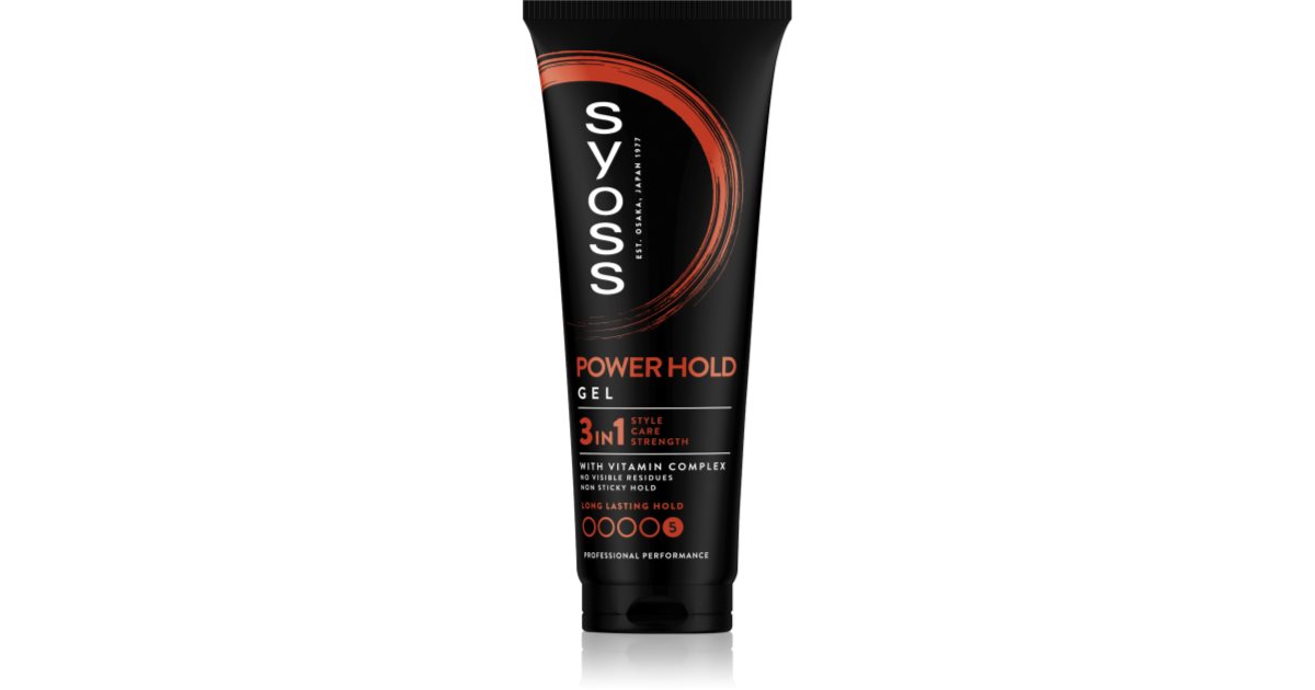 Syoss Power Hold modelleringsgel med ekstra sterkt hold 250 ml