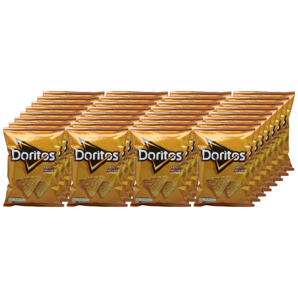 Doritos Tangy Cheese Tortilla Chips, 40 g (Pack of 32)
