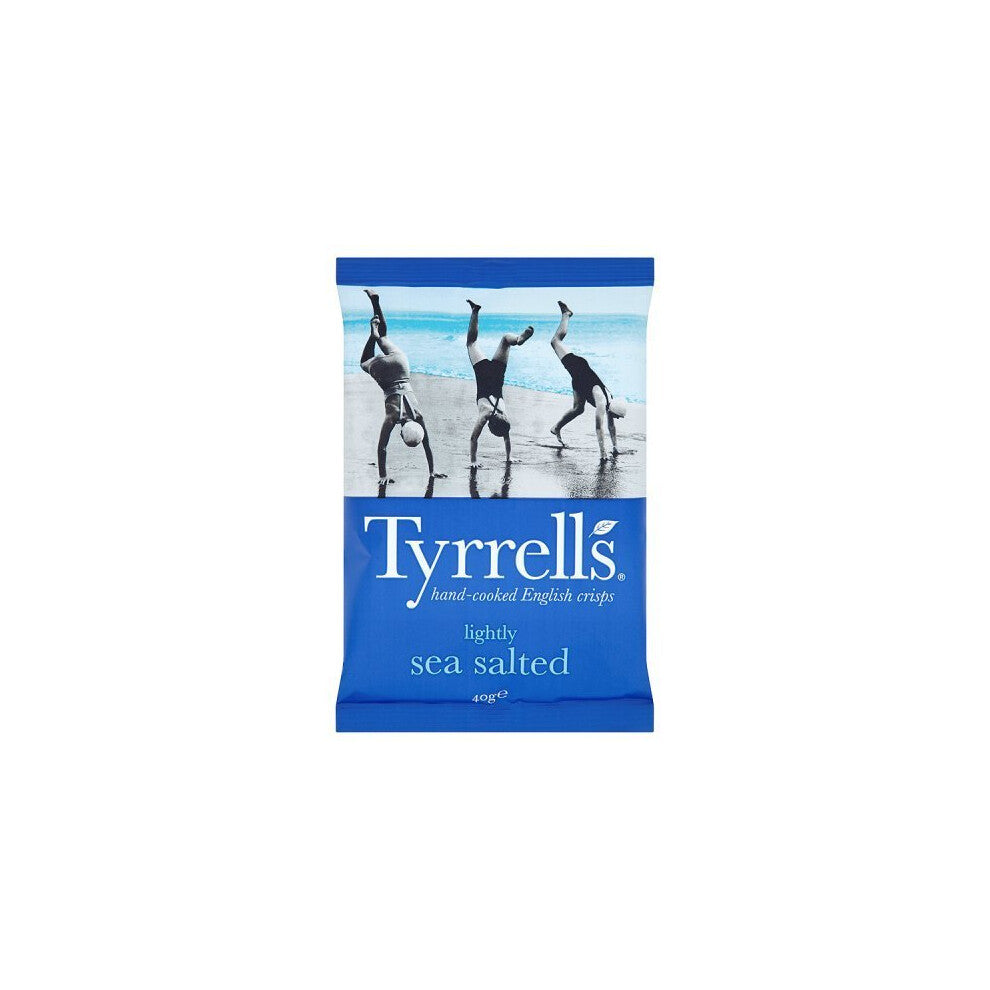 Tyrrells Lightly Sea Salted Chips, 40 g