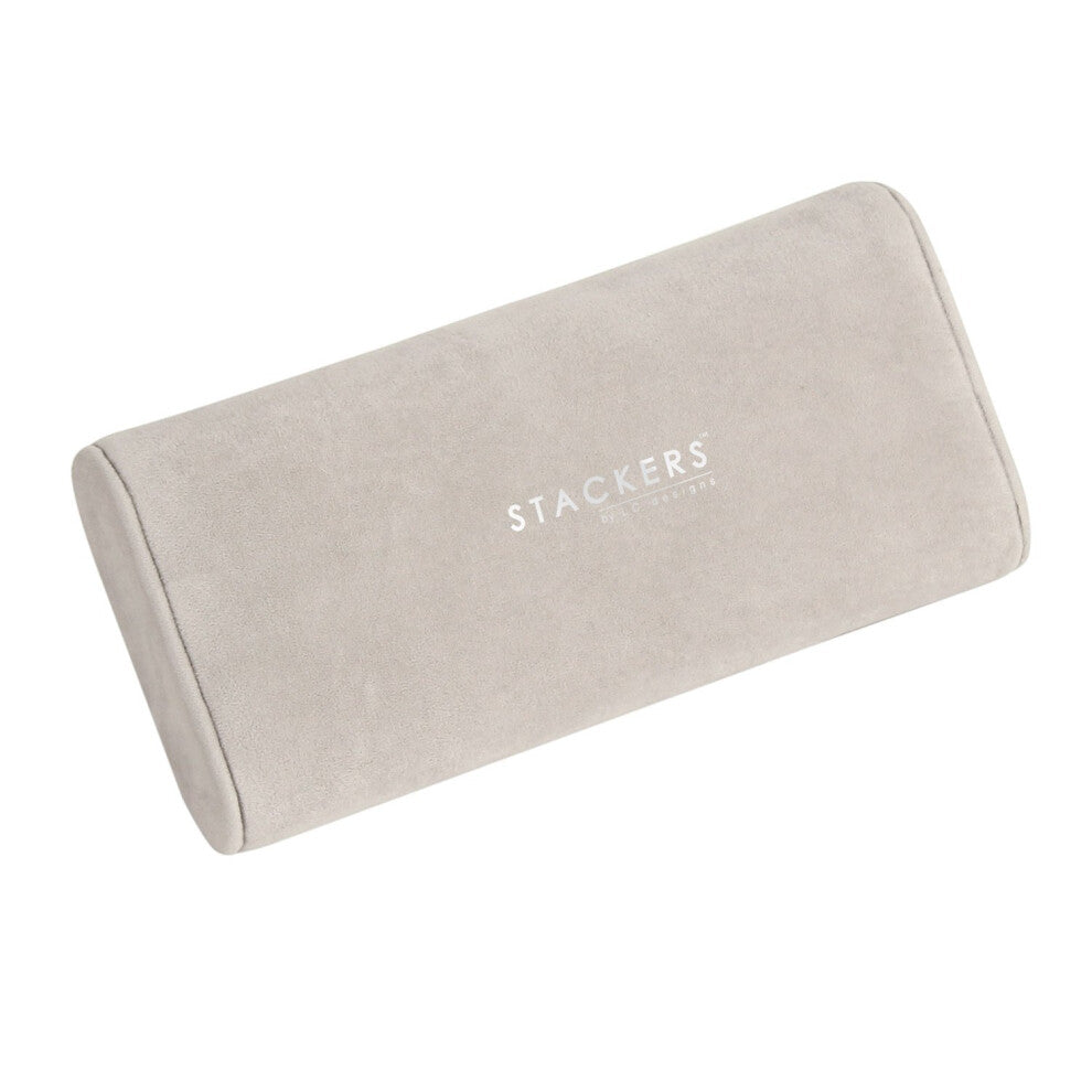 STACKERS ACCESSORY Grey Velvet Bracelet-Watch Pad for Mink and White Stacker Jewellery Boxes